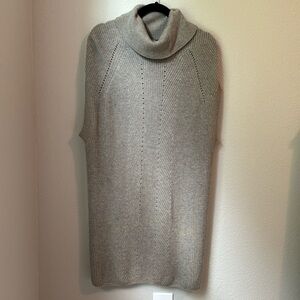 Vince Wool & Cashmere Turtleneck Tunic Dress
